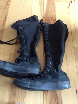 Black converse high tops
