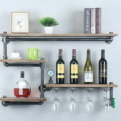 Steampunk wine rack sale
