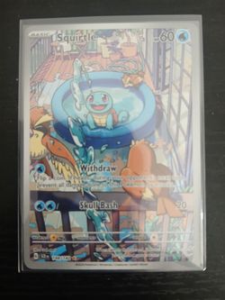 Squirtle 148/142 Special Illustration Rare Pokemon Card