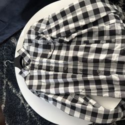 Motorcycle Padded Plaid Long Sleeve Shirt