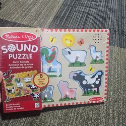 Farm animal sound puzzle