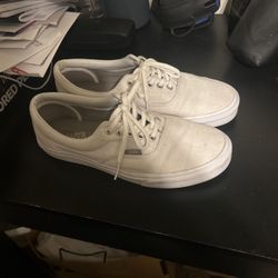 White Vans Sz 9.5 