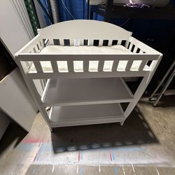 Delta Children Infant Changing Table with Pad, White