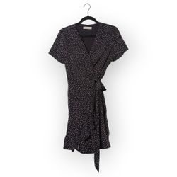 Maxi, Thigh High,  Black And White Dress.