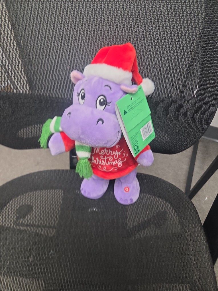 Animated Plush Singing Hippo 
