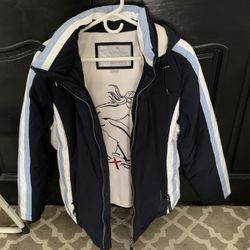 Women’s Snowboard Jacket With Fleece Liner And Hood, Size LARGE