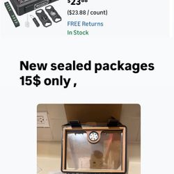 Humidor, Full Glass Top Cigar Box with Humidifier and Hygrometer, Drop-proof Crushproof Cigar Case, Cedar Wood Lining Storage Box with Divider for 20-