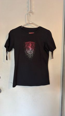 Puma Ferrari Black Graphic T-Shirt