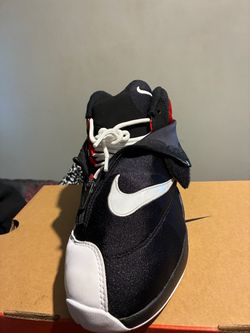 Zoom flight Nike High-Top Sneakers Black White Red