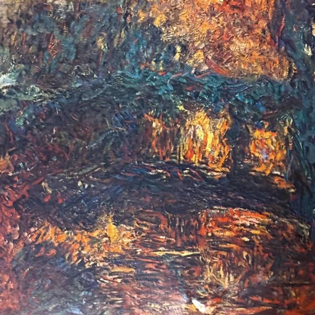 THE JAPANESE FOOTBRIDGE French France Oscar Claude Monet Fine 50’s Art Print COA Certificate of Authenticity Vintage Antique Japan Printed Collectibl