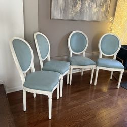 4 Dinning chairs plus 2 for free))