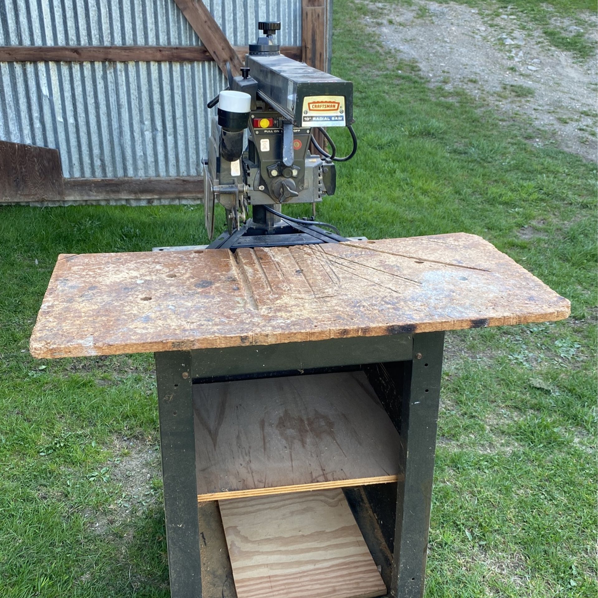 Craftsman 10” Radial Arm Saw
