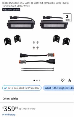 22-26 tundra fog light kit