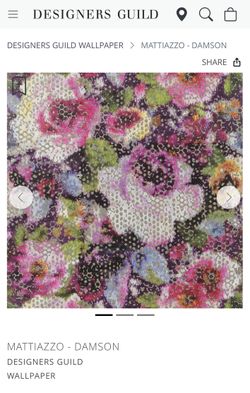 Design Guild Wallpaper - Floral x 3 new rolls - $125 (Los Angeles)