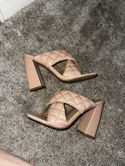 Nude Mule Heel Size 7