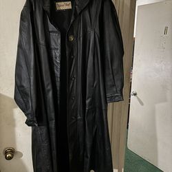 Women’s Leather Long coat 