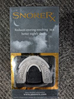 SnoreRX Snore RX Mouth Guard Storing Case Fitting Handle