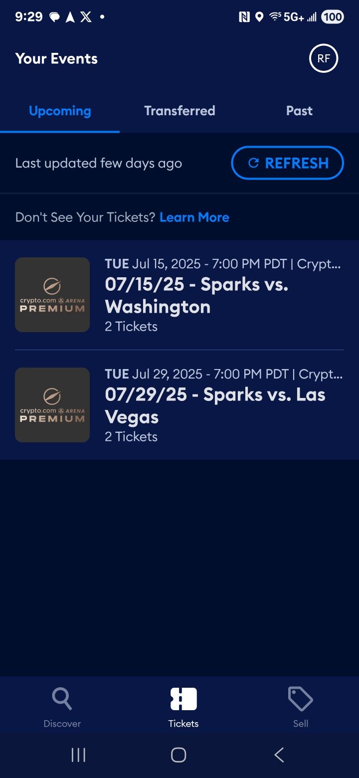 Los Angeles Sparks Tickets