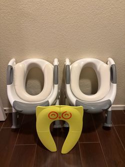 2 Potty training toilets and toilet potty training seat