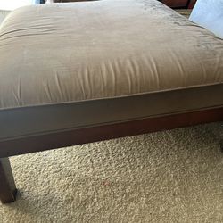 Solid Wood Ottoman 
