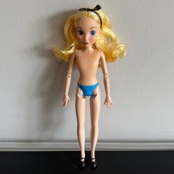 Disney Store Alice in Wonderland Alice Fashion Doll 10in Articulated Blonde