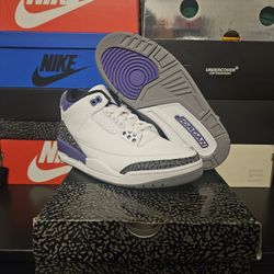 Deadstock Mens Air Jordan 3 Retro (Dark Iris)
