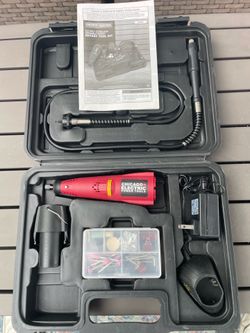 Chicago Electric 9.6 Volt Cordless Variable Speed Rotary Tool Kit