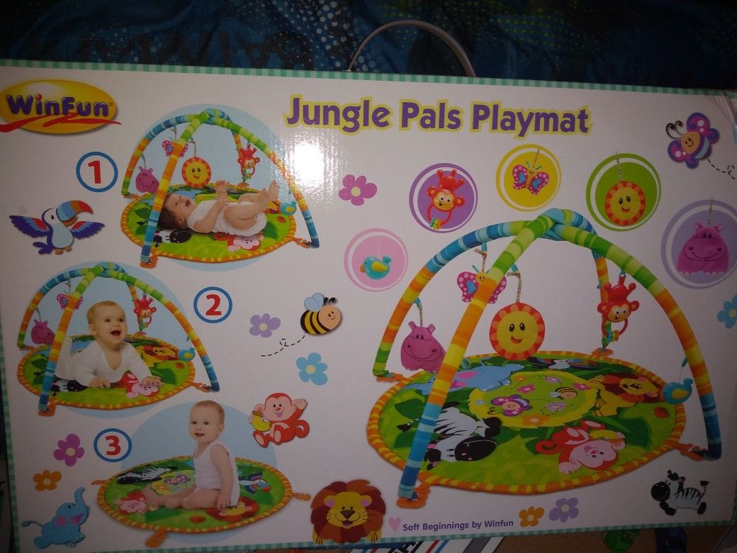 Jungle pals playmat