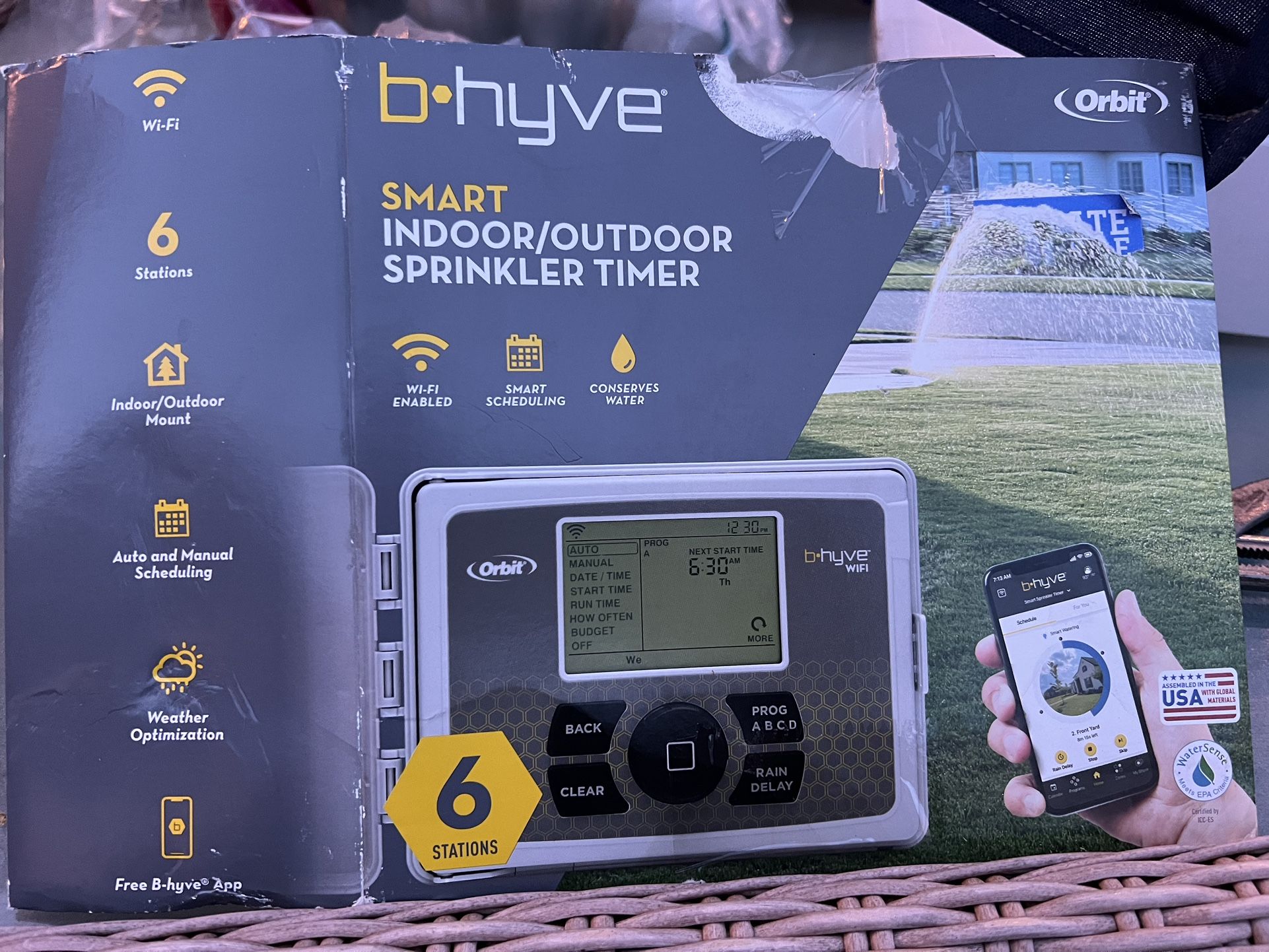 B Hyve By Orbit WiFi Sprinkler Controller