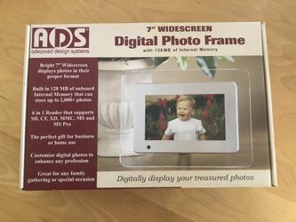 Digital photo Frame ADS 128MB memory