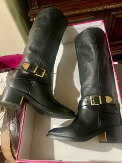 New Vincent Camuto SOFT GRAIN  leather boots  size 81/2