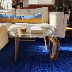 Small Coffee Table W/ Magazine Rack 