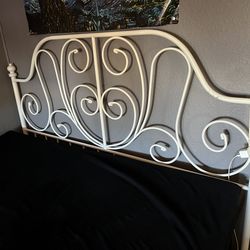 Full Size White Bed Frame