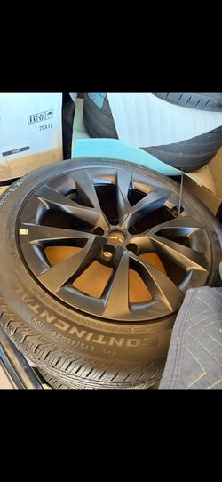 20x10 Rear Factory OEM Wheel Rim 2022-2026 Tesla Model X Plaid Cyberstream One Single Factory Original OEM Stock