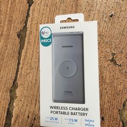 Samsung 25W Super Fast Qi Wireless Portable Charger for Galaxy Watch iPhone
