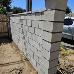 Block , Veneer, Fence , Stone