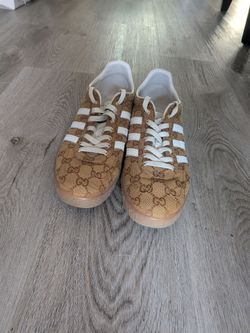 Gucci x Adidas Gazelle 'GG Monogram' Size 11