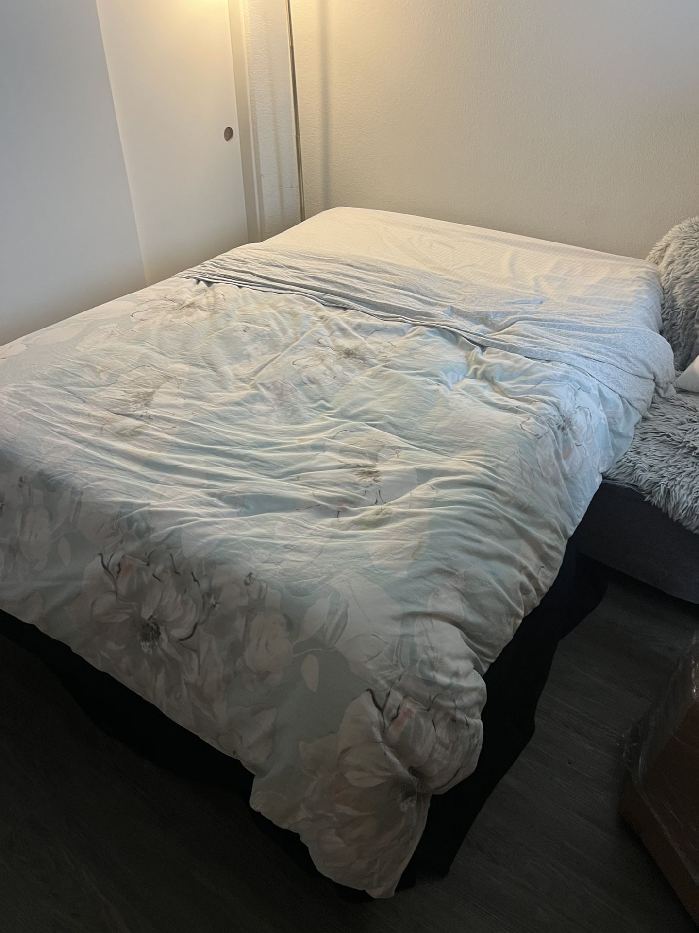 Full Size Bed and Bed Frame