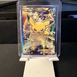 Pikachu EX Promo / heavy damaged XY