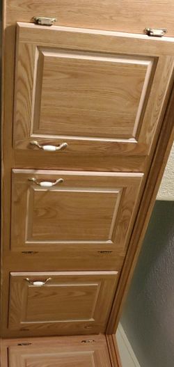 Cabinet Hardware (gold and white)