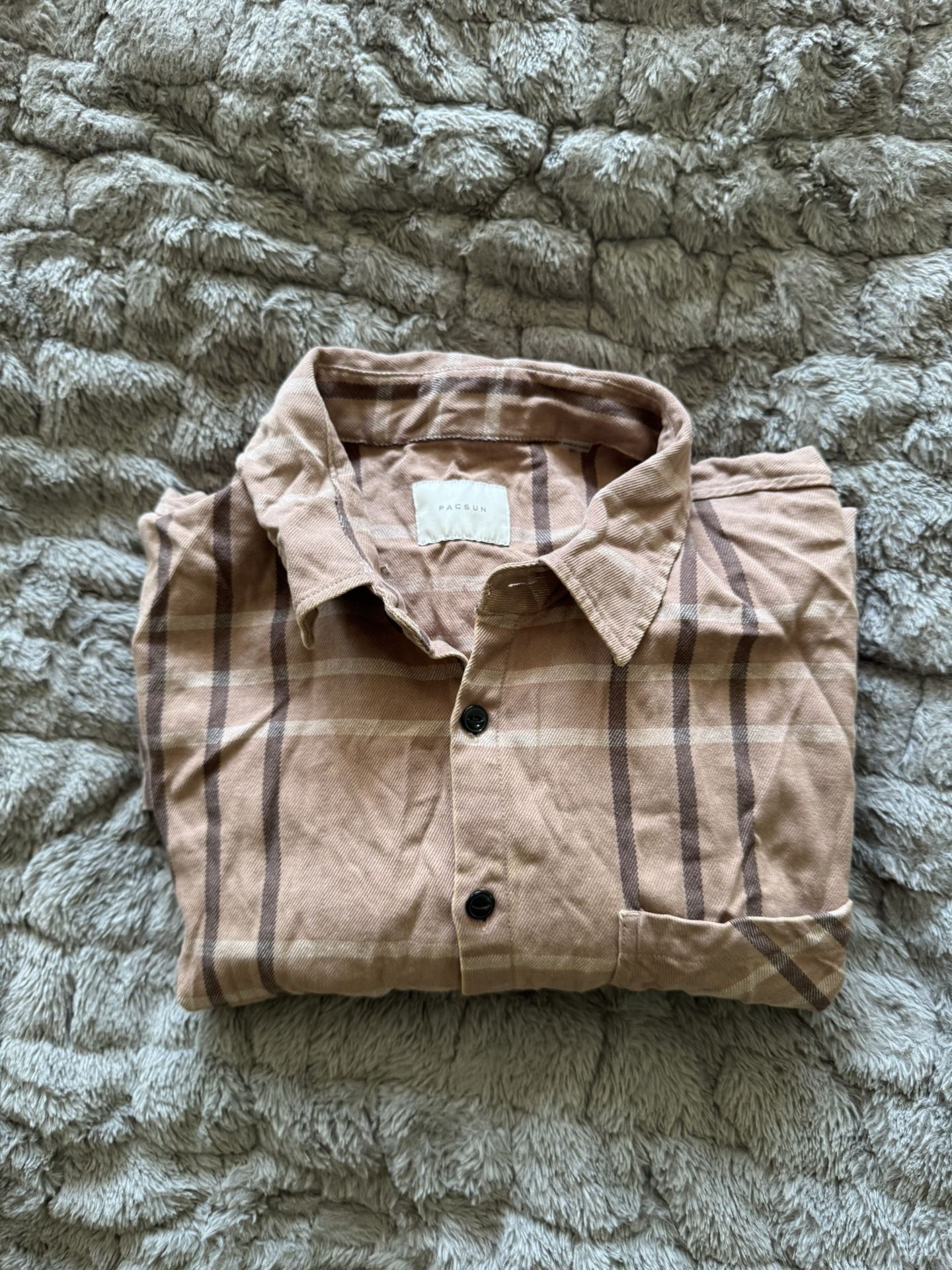 PacSun Brown Lightweight Shirt Jacket
