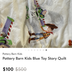 Toy Story Pottery Barn Kids Full bed set