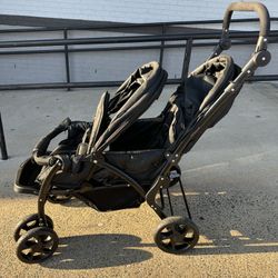 Black Joovy Double Stroller