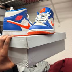 yellow blue and white jordan 1s