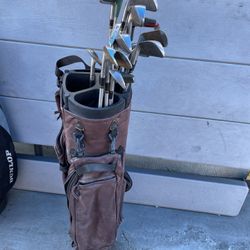 Golf bag and Golf Clubs included 