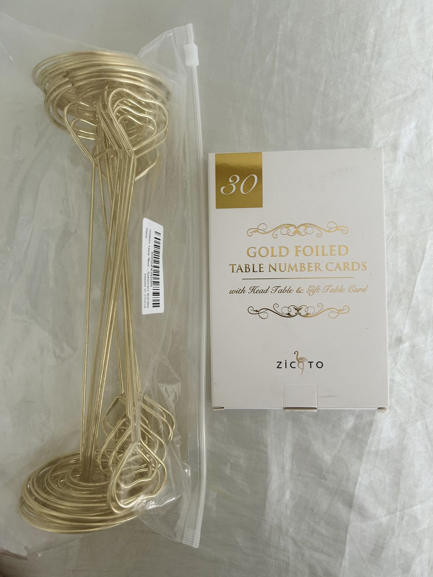 New Table Numbers & Holders