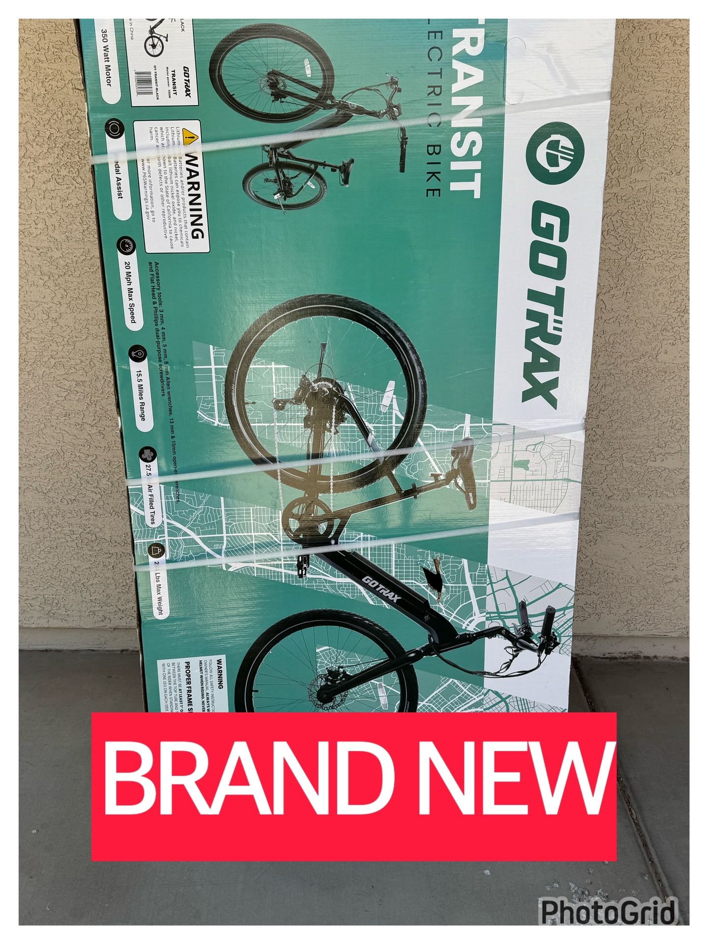 GOTRAX Transit 27.5" Electric Bike BRAND NEW