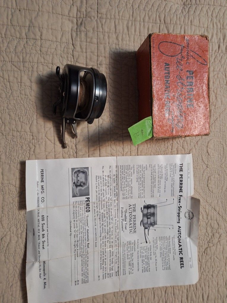 Perrine No. 80 Automatic Fly Reel