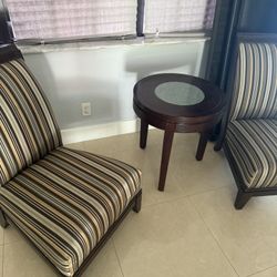 Decorative Chairs With Table