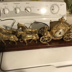 Antique Clock Electric Very Unique Please Check My Other Listings 